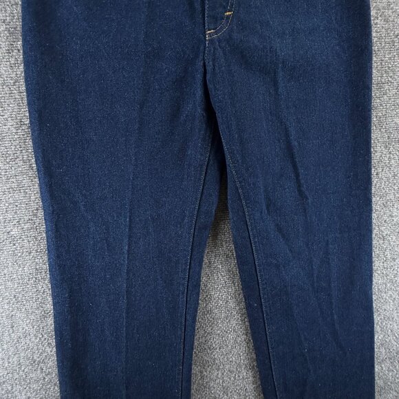 VTG NOS Lee Denim Jeans Dark Wash Ms. Petite 12 Rider USA All Cotton ACTL 27X29 - Picture 5 of 16
